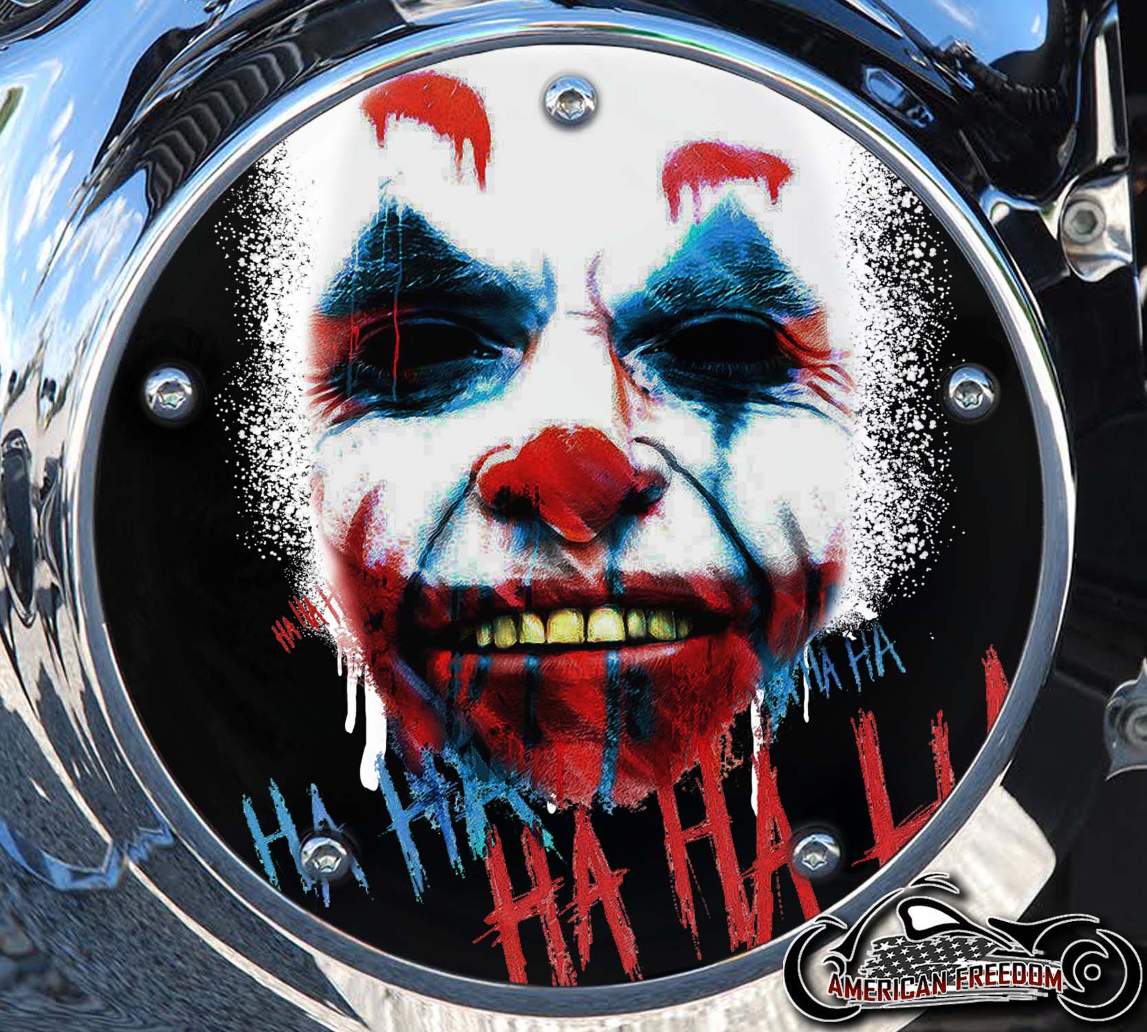 Custom Derby Cover - The Joker HA HA HA